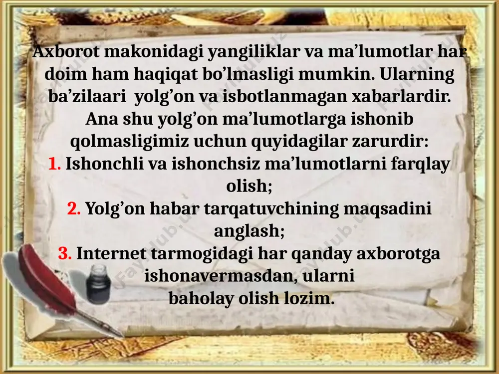 6.15 ishonchli va ishonchsiz ma'lumotlar - Page 5