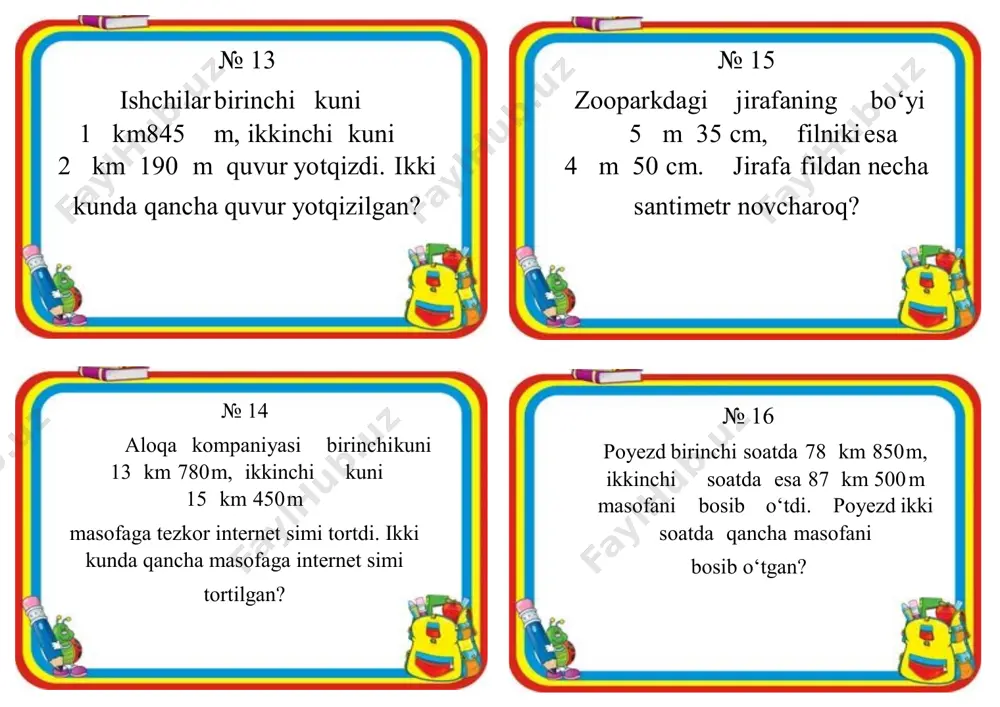 to nechta to‘pga bo‘lindi? № 52 45 ta bir xil taxtaning massasi 4005 kg. bitta taxtaning massasi qancha?