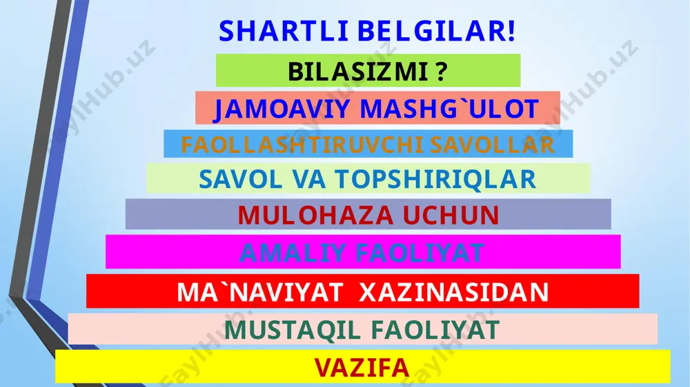 9 sinfda tarbiya darslarini o`tilishi. shh.bazarova - Page 5