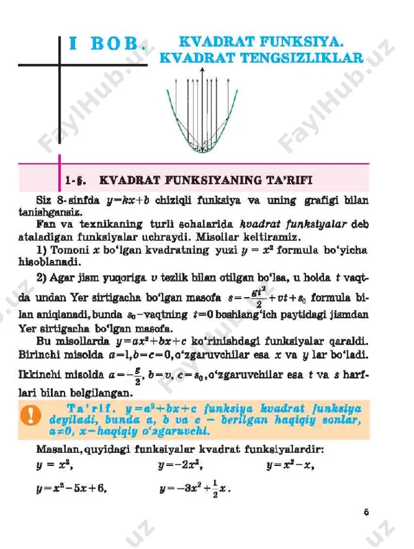 9-sinf algebra darslik @e_baza_ishreja - Page 5