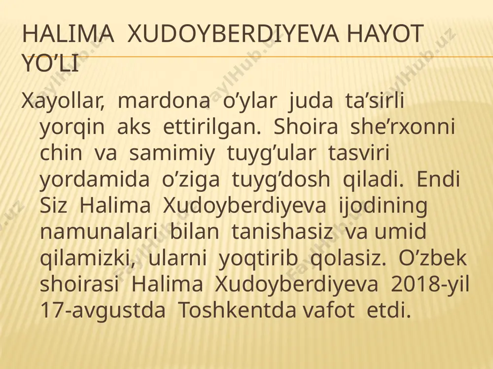 halima xudoyberdiyeva (1947-2018 ) - Page 5