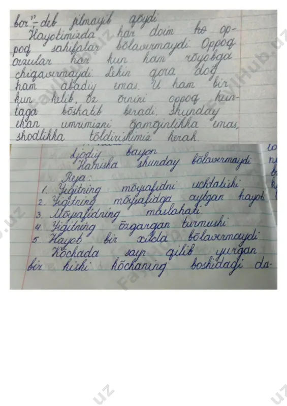 9-sinf ona tili va adabiyoti fanidan imtihon javoblari - Page 5