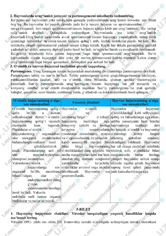 9-sinf-biologiya-imtihon-javoblari-2023 - Page 5