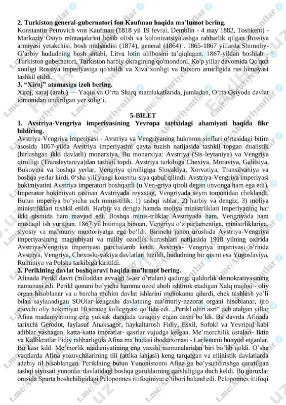 9-sinf-tarix-imtihon-javoblari-2023 - Page 5