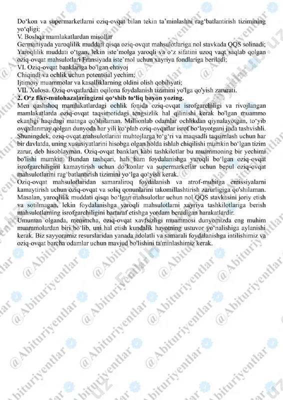 9-sinf ona tili va adabiyot imtihon javoblari 2023 - Page 5