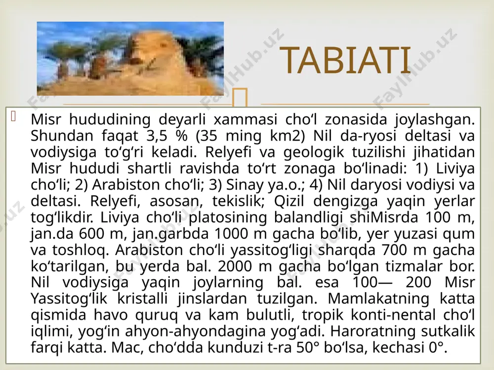 i qurildi va j. verdining „rigoletto“, 1871 y.da „aida“ operalari koʻrsatildi. 1869 y.da yo. sannua rahbarligida birinchi milliy professional teatr truppasi tashkil etildi va oʻzining arab tilidagi operettasini koʻrsatdi. keyinchalik qohira va iskandariyada ham professional drama teatrlari ochildi. bular orasida i. farrah tomonidan tuzilgan (1891) teatr truppasi ijodi milliy musiqali dramaga asos boʻldi. koʻpgina havaskorlik jamoalari ham ishladi. misr teatri taraqqiyotining key-ingi davri j. abyod, misr taymur, yu. vahbiy, t. alhakim kabi isteʼdodli teatr arboblari nomi bilan bogʻliq. 1920 y.da „al-ezbakiya“ teatri, 1923 y.da yu. vahbiy boshchiligida „ramzes“ teatri, 1933 y.da „milliy truppa“, 1935 y.da alhakim boshchiligida „milliy teatr“ tashkil etildi. misr sekin-asta arab teatr madaniyatining markaziga aylandi. 1952 y. gi inqilobdan keyin arab xalqlari hayotidagi siyosiy va ijtimoiyiqtisodiy oʻzgarish milliy sanʼ-at, jumladan, teatr sanʼati taraqqi-yotida muhim rol oʻynadi. qohiradagi milliy teatr, xalq teatri, „arab teatri“ kabi davlat teatrlarining faoliyati yangi bosqichga koʻtarildi. teatri  12 1896 y. da iskandariyada …