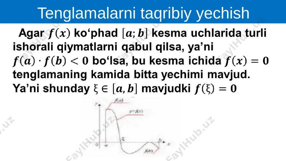 tenglamalarni taqribiy yechish - Page 5
