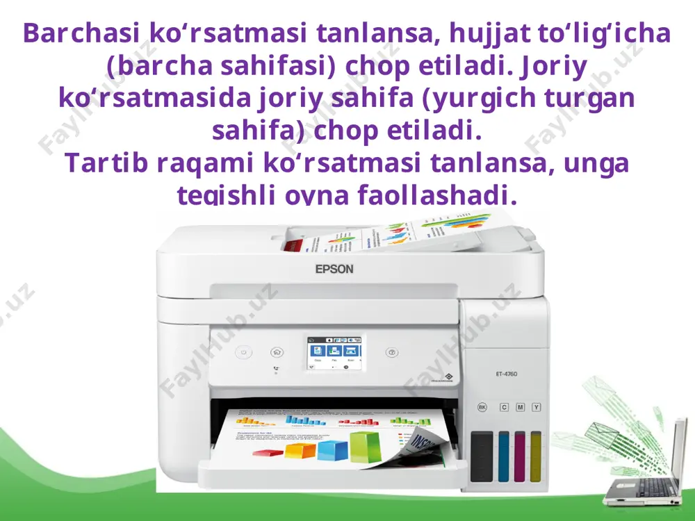 6-sinf informatika 32.wordda hujjatni chop etish 1+ - Page 5