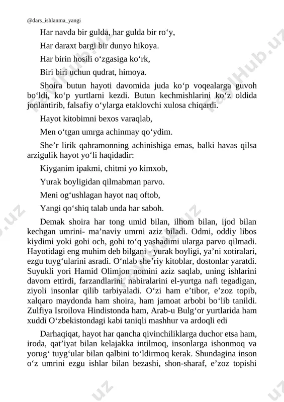 6-sinf adabiyot 55-56.zulfiya she'rlari 8+ - Page 5