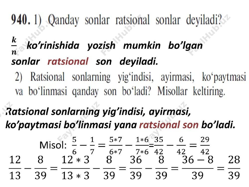 ratsional son haqida tushuncha - Page 5