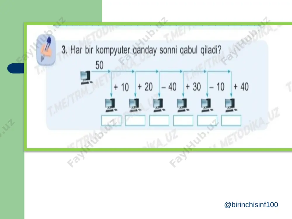 1-sinf matematika 88-dars@birinchisinf100 - Page 5
