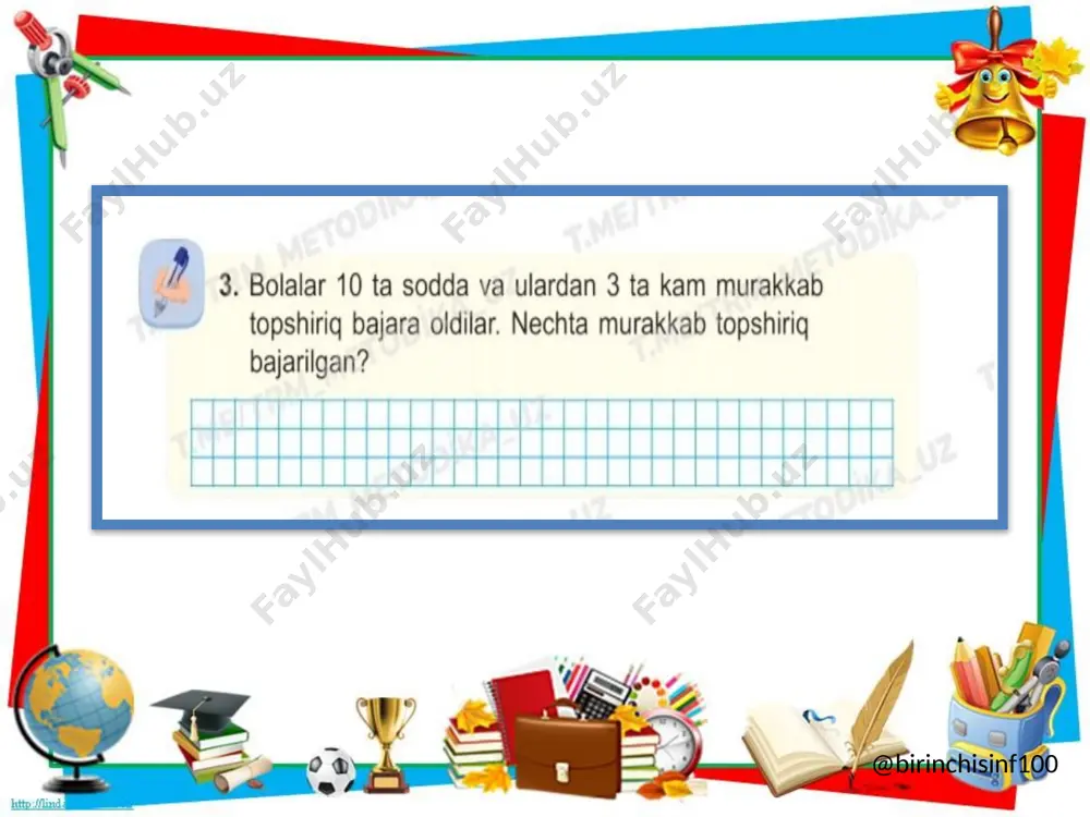 1-sinf matematika 87-dars @birinchisinf100 - Page 5