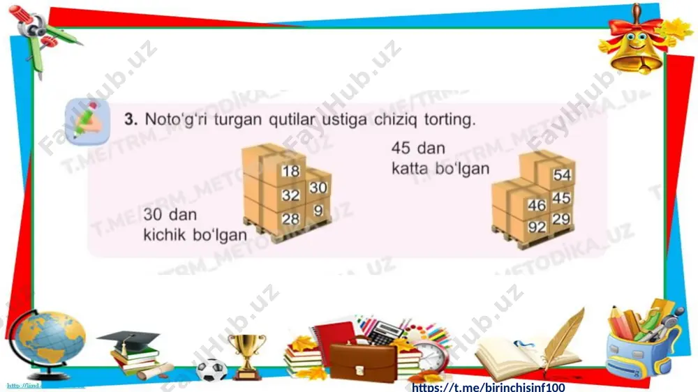 1-sinf matematika 85-dars @birinchisinf100 - Page 5