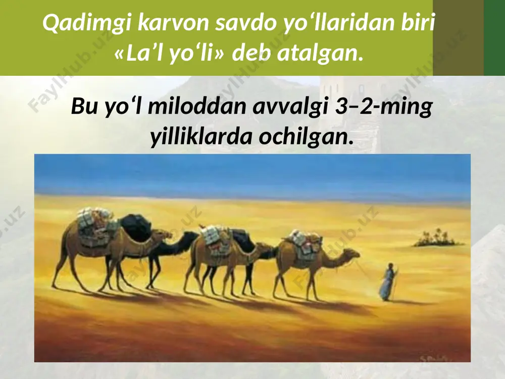 savdo yóllari 5- sinf.. - Page 5