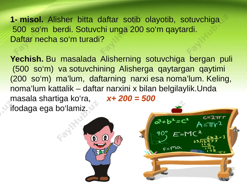 5-sinf matematika 15.tenglamalar+ - Page 5