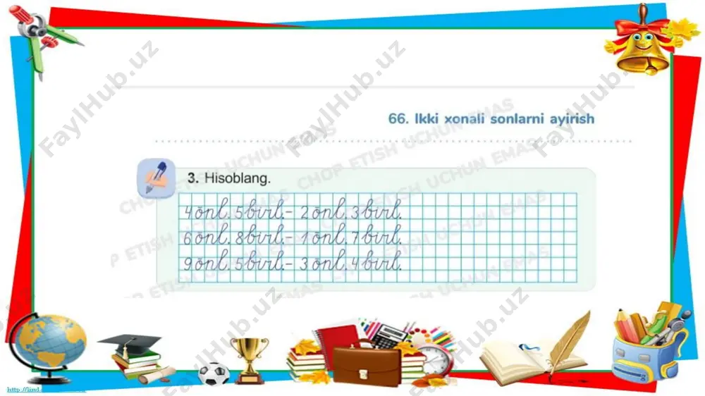 1-sinf matematika 66-dars - Page 5