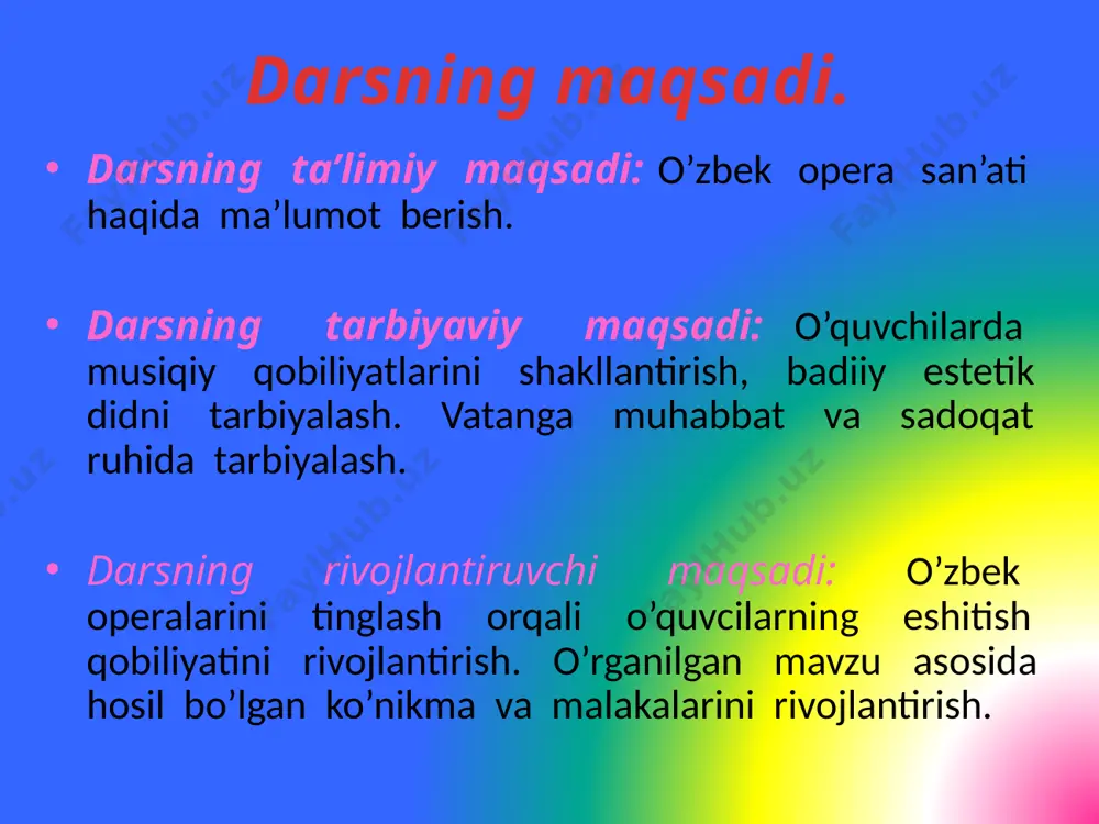 5-sinf musiqa 29.o’zbek musiqasida opera janri+ - Page 5