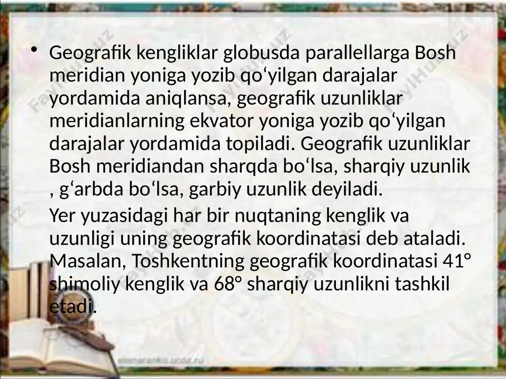 5-sinf geografiya 12.geografik koordinatalar+ - Page 5