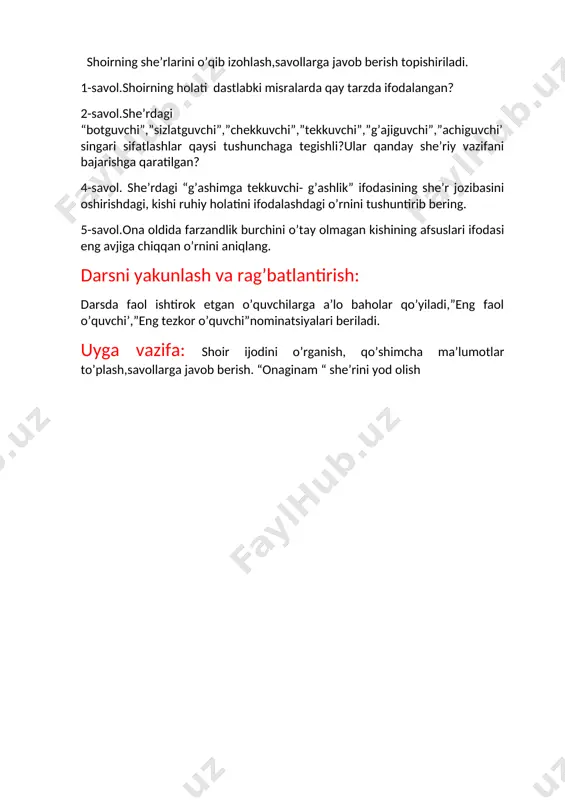 5-sinf adabiyot 27.mirtemir 3 - Page 5