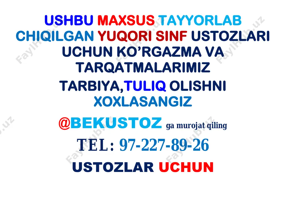 5-sinf ttarbiya ko'rgazma 2023 - Page 5