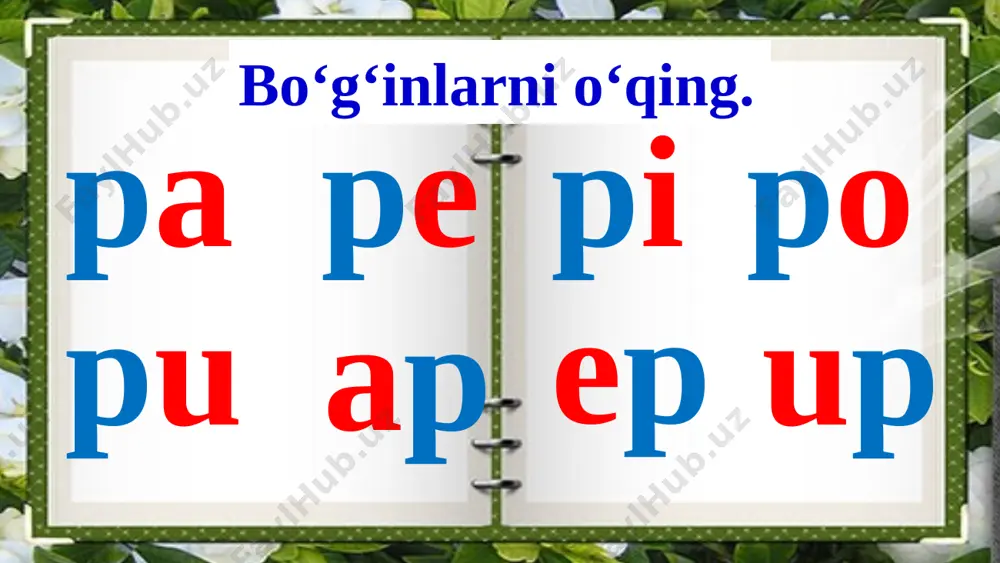 1-sinf alifbe p tovushi va pp harflarini mustahkamlash - Page 5