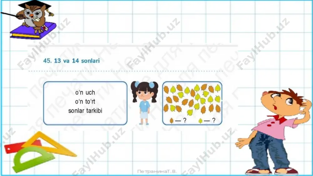 1-sinf matematika 13.14 sonlari - Page 5