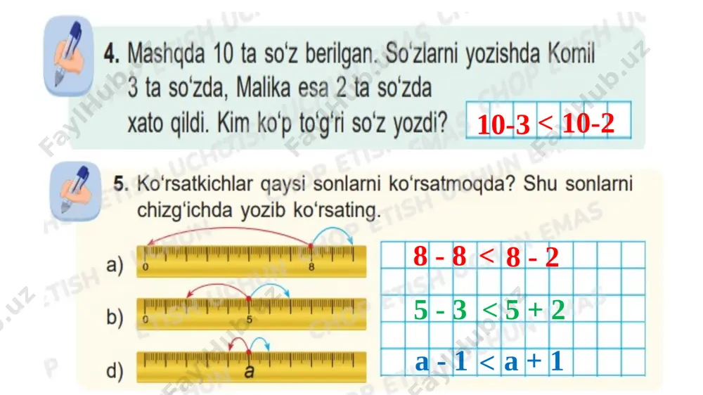 40-dars matematika.pptxshahnoza.pptx taqqoslash - Page 5
