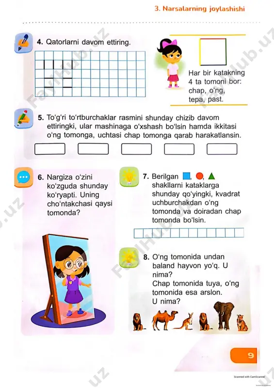 1-sinf matematika 1-qism 2023 - Page 5