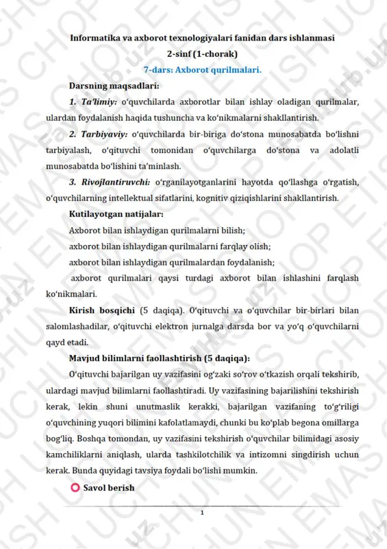 informatika 2-sinf 6-9 dars - Page 5