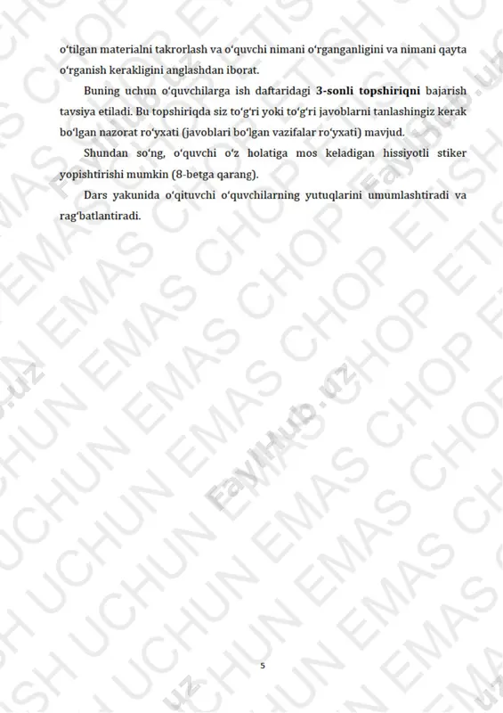 informatika 1-sinf 1-7 dars - Page 5