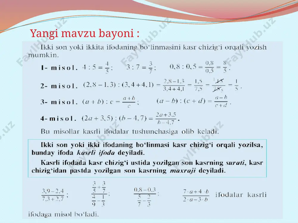 matematikadan dars ishlanma ochiq dars - Page 5