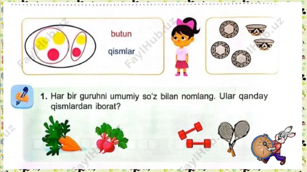 1-sinf matematika 19-dars.1 dan 5 gacha bo'lgan sonlar - Page 5