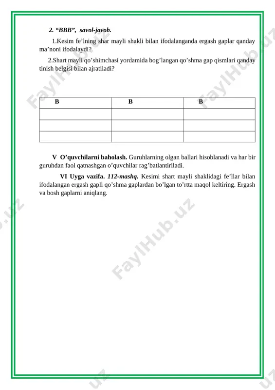shart mayli vositasida ergashgan qo'shma gaplar - Page 5
