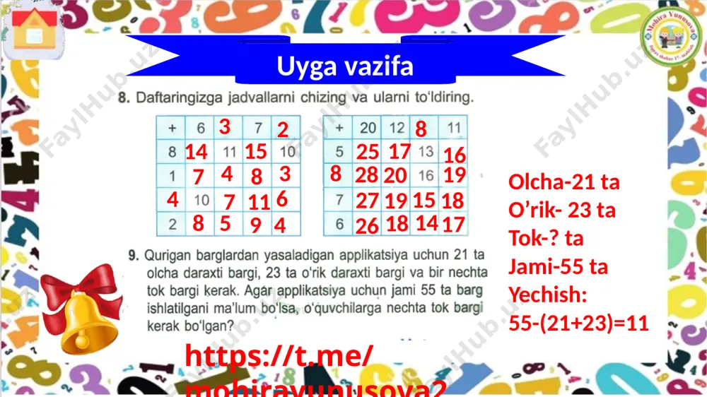 2- sinf matematika 8- dars takrorlash - Page 5