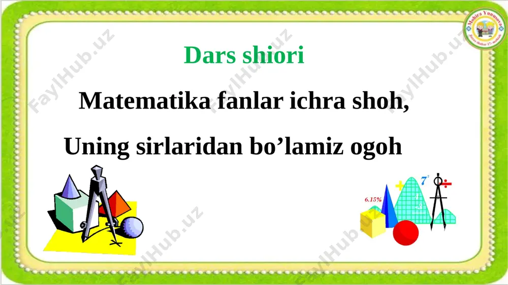 2- sinf matematika takrorlash 6- dars - Page 5