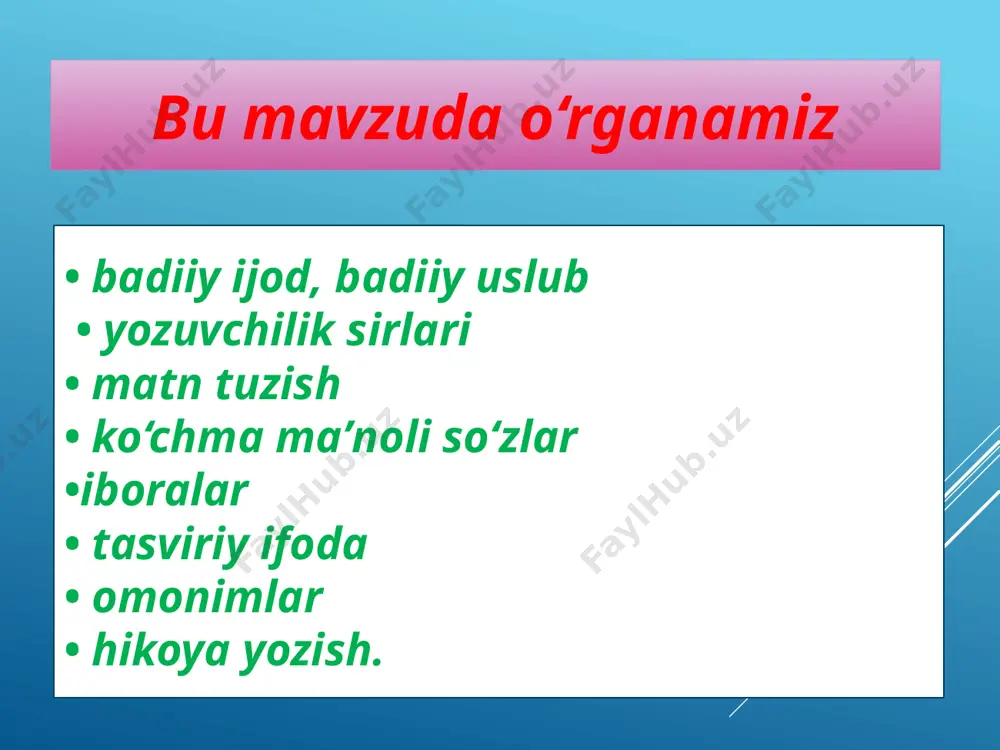 7-sinf. yozuvchi boʻlish osonmi badiiy uslub - Page 5