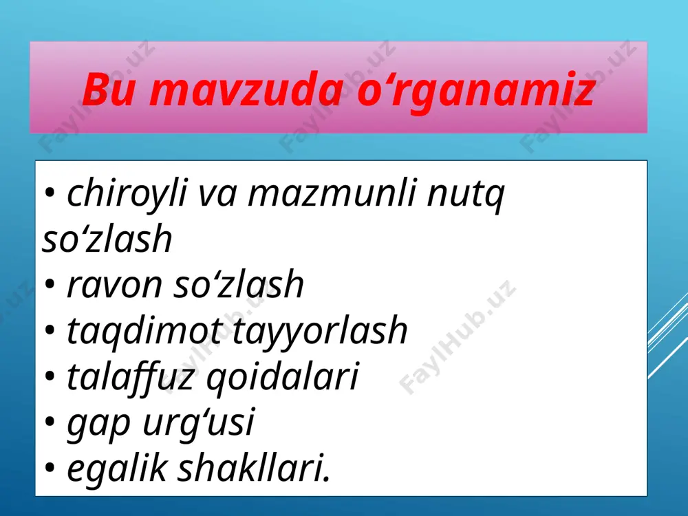 7_sinf_tutilmay_gapiraman_talaffuz_qoidalari_gap_urgʻusi_elementlari - Page 5