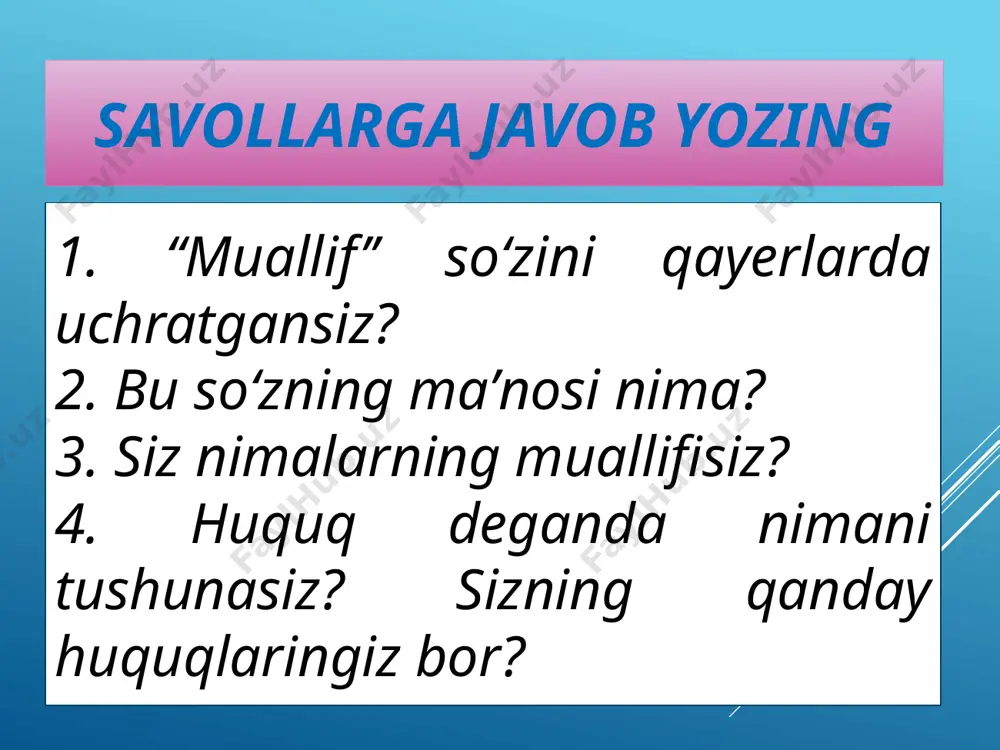 7_sinf_mualliflik_huquqi_tasviriy_matn_audiomatn_matnga_oid_topshiriqlar - Page 5