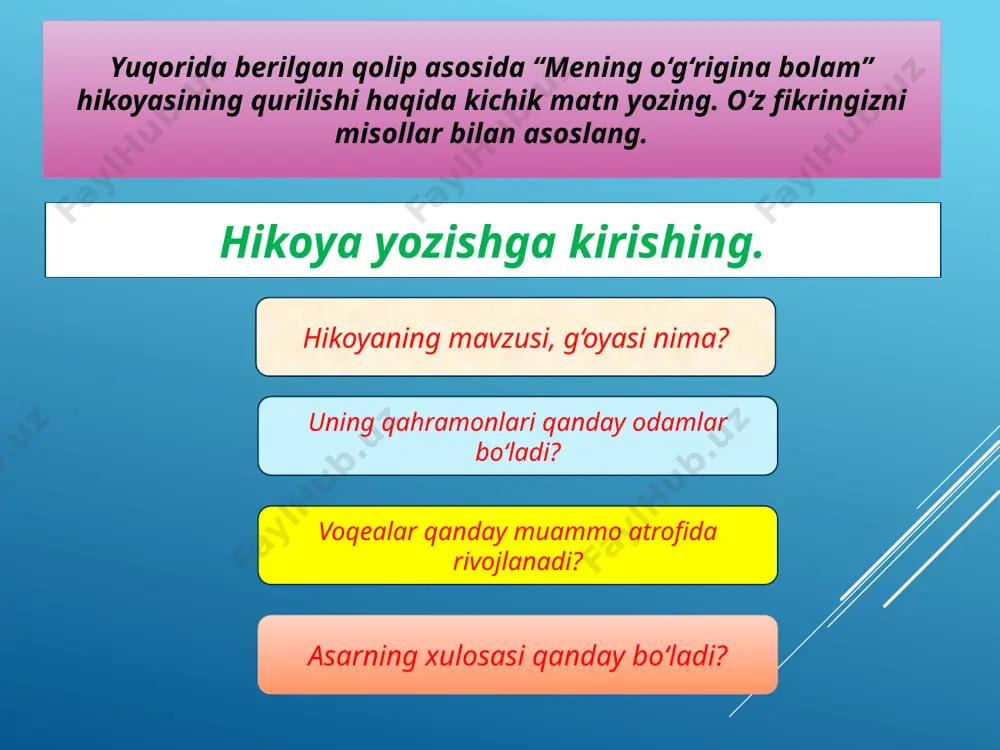 7_sinf_“mening_oʻgʻrigina_bolam”_hikoyasi_asosida_matn_tuzish - Page 5