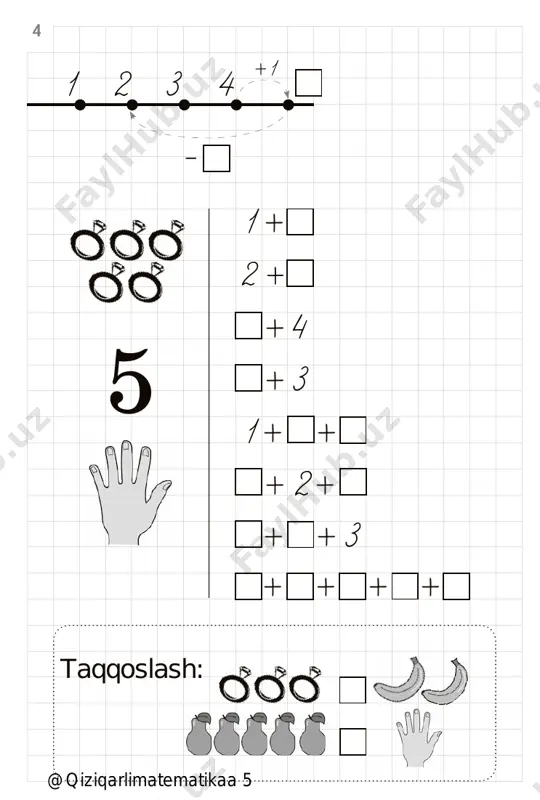 10-gacha bo'lgan raqamlarning tarkibi - Page 5