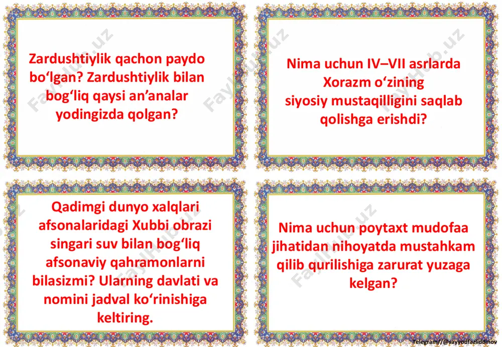 7_sinf_o'zbekiston_tarixi_fanidan_tarqatmalar_yillik_2023_2024_o'quv - Page 5