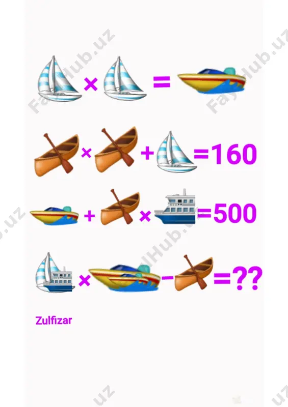 matematik boshkotirma - Page 5