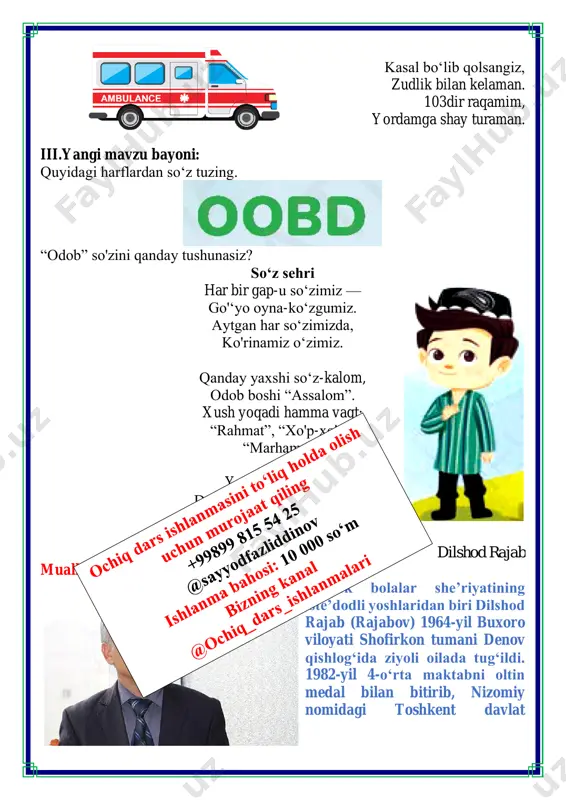 odobning boshi til - Page 5