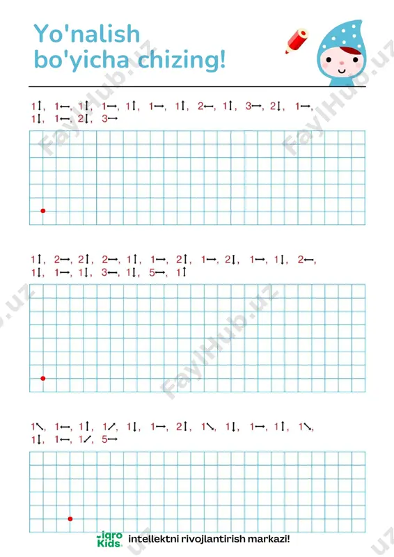 grafik diktant-yo'nalish bo'yicha -iqrokids - Page 5