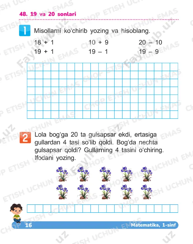 matematika 1 sinf daftar 46-50 - Page 5