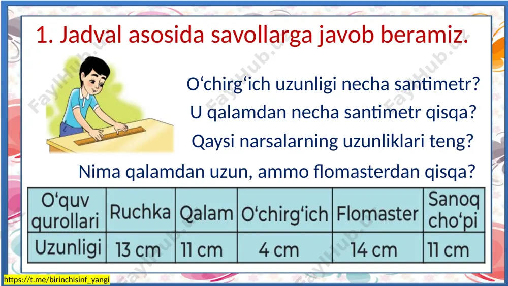 jadvallar 146-bet @birinchisinf_yangi - Page 5