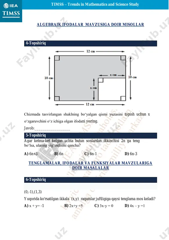 timss 7-8-sinf matematika 2-daftar - Page 5