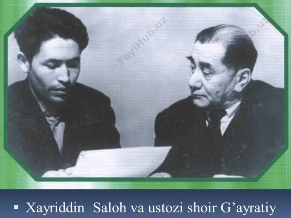 xayriddin saloh hayoti va ijodi - Page 5