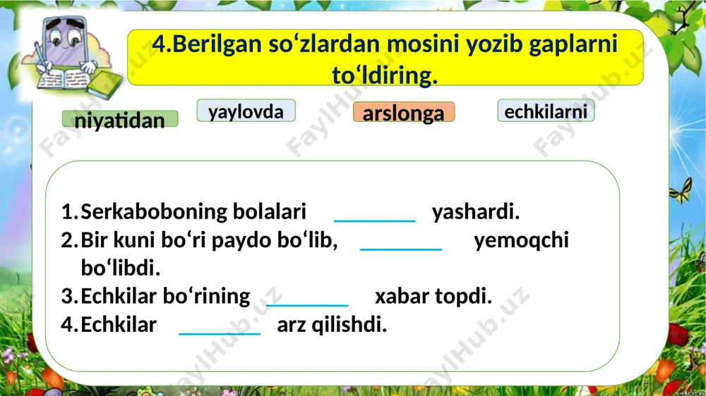 ona tili va o`qish savodxonligi 4-dars - Page 5