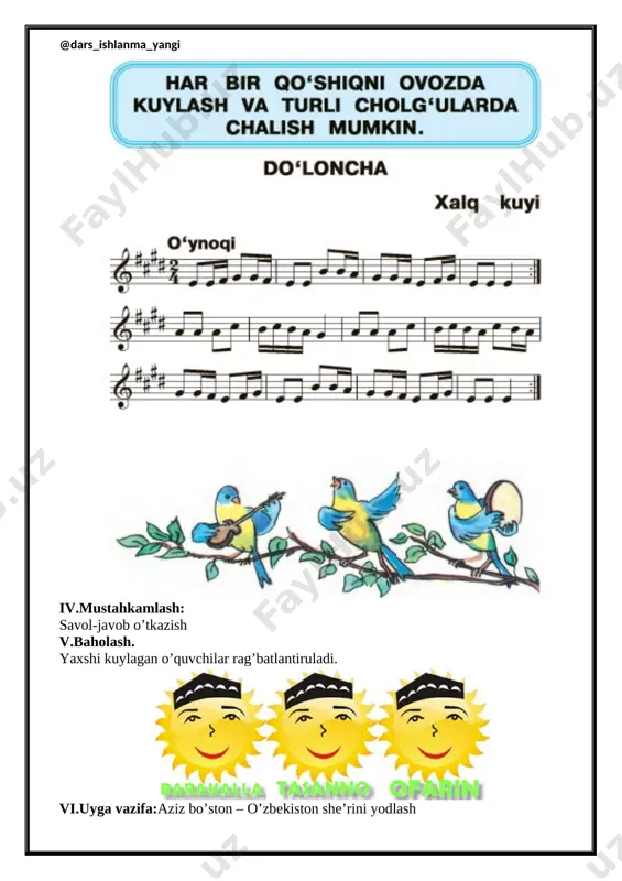 1-sinf musiqa 19-20.biz yoqtirgan kuylar+ - Page 5